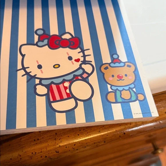 12 by 12 Hello Kitty Pink and Blue Mega Paper Pad - Picture 7 of 14